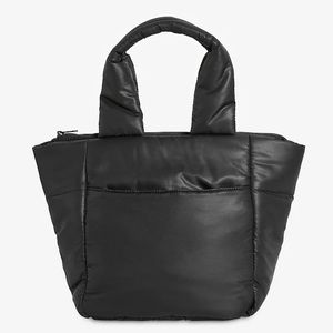 JOE FRESH | Puffer Tote Bag Leather Feel